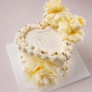 Heart cakes